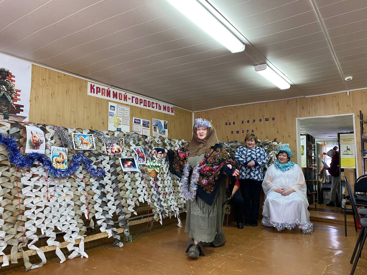 Праздничная программа «Новогодний огонёк» в Полуяновском филиале