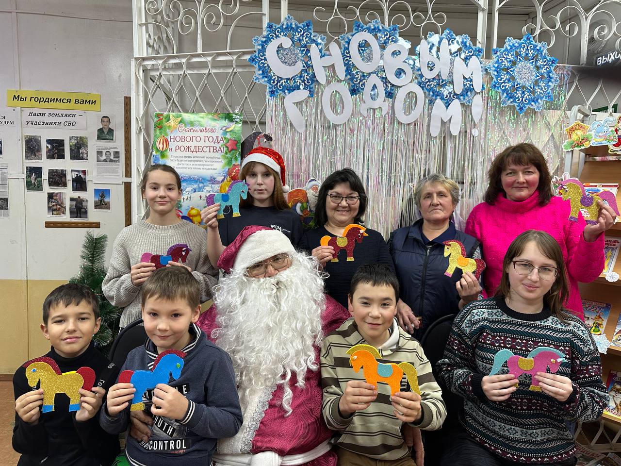 Новогодняя сказка в Санниковской библиотеке