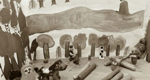 Премьера пластилинового мультфильма «Война глазами детей» в Малозоркальцевской библиотеке