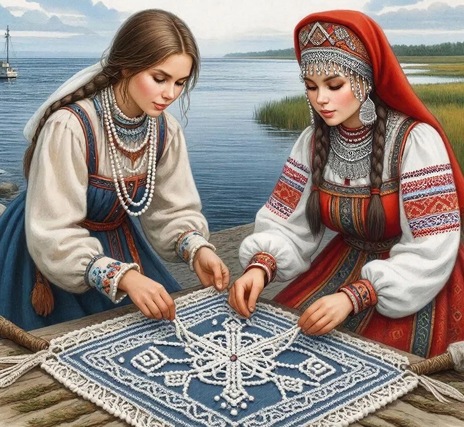 «Путешествие через культуру России»: как в Прииртышской библиотеке нейросети помогли детям подружить народы