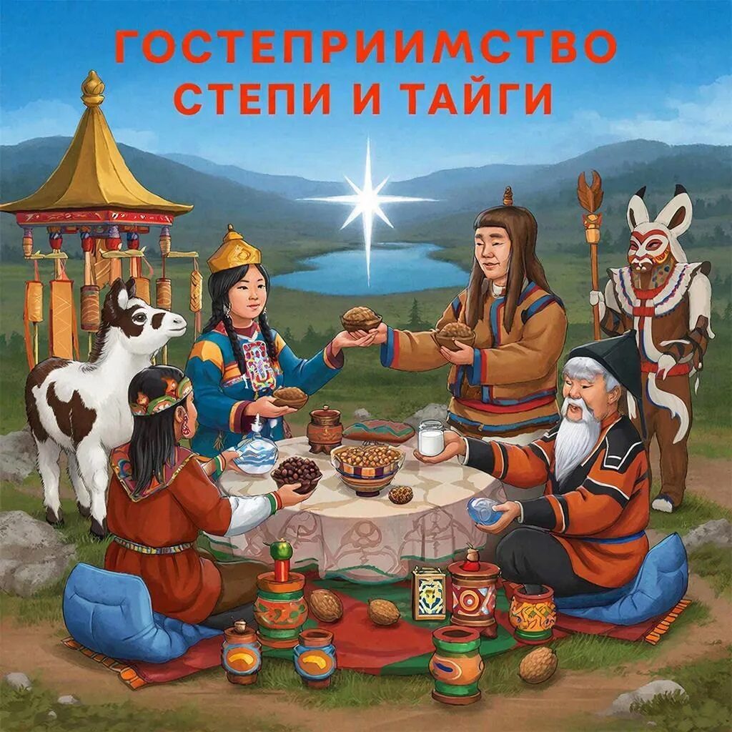 «Путешествие через культуру России»: как в Прииртышской библиотеке нейросети помогли детям подружить народы